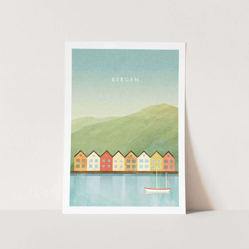 Bergen Art Print