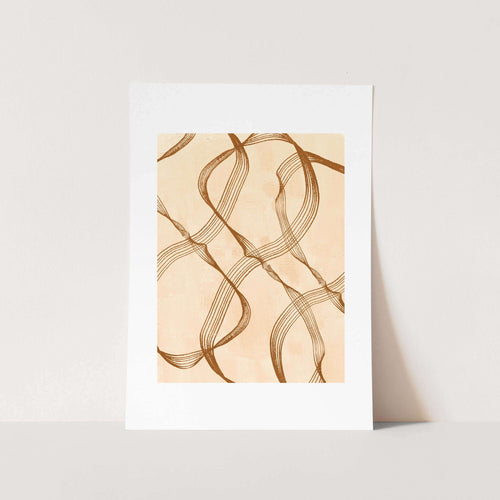 Boho Crop Tracks Art Print