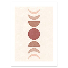 Load image into Gallery viewer, Boho Moonphases by Sonjé Art Print