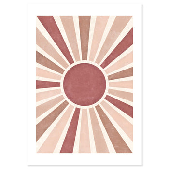 Boho Sunbeams by Sonjé Art Print