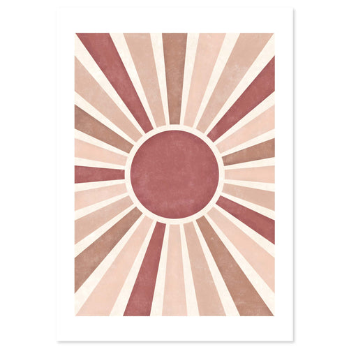 Boho Sunbeams by Sonjé Art Print