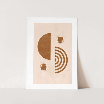 Boho Semi Circle Art Print