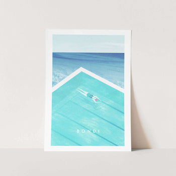 Bondi Icebergs Art Print
