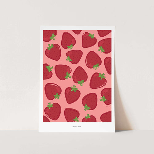 Bouncy Berries by Avonette Art Print