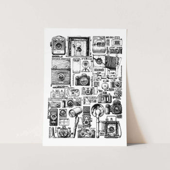 Camera Collection Art Print