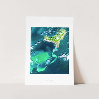 Canary Islands Aerial Art Print