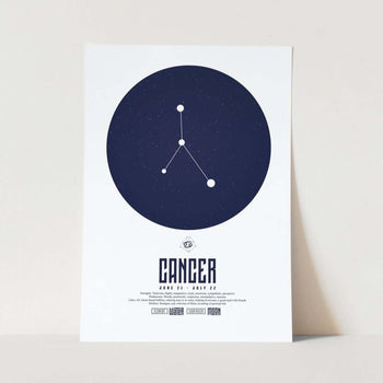 Cancer Star Sign Art Print