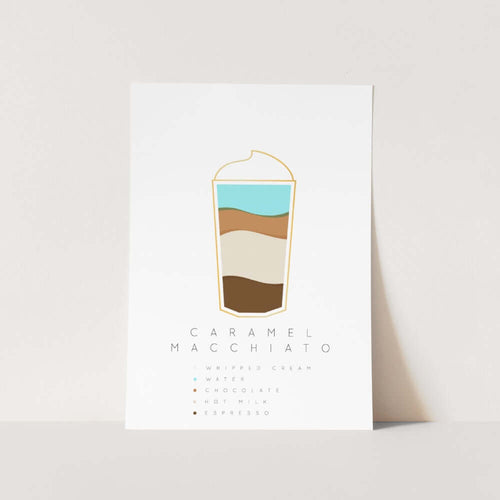Caramel Macchiato Art Print