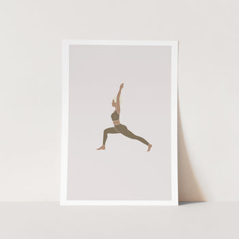 Crescent Lunge Art Print