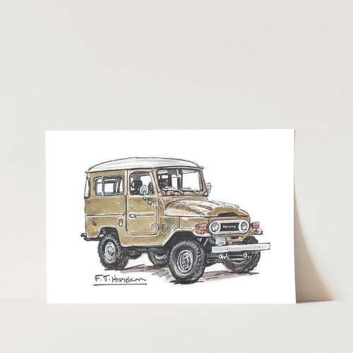 Cruiser SUV Car Art Print