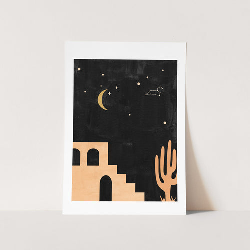 Desert Night Art Print