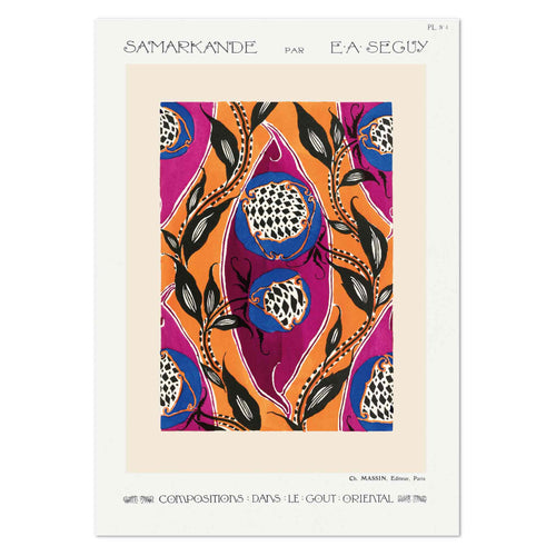 E.A.Séguy Oriental PL.4 Art Print