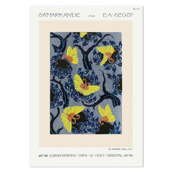 E.A.Séguy Oriental PL.5 Art Print