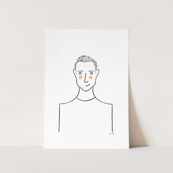 Gentleman Portrait Art Print