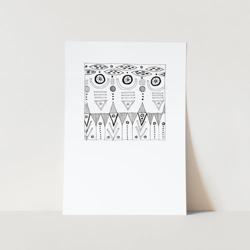 Geometries of Lockdown 01 Art Print