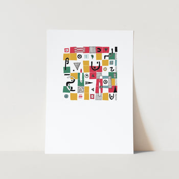 Geometries of Lockdown 03 Art Print