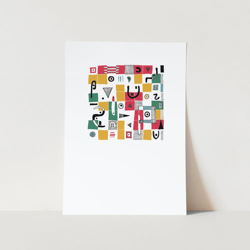 Geometries of Lockdown 03 Art Print