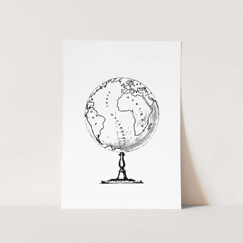 Globe Art Print