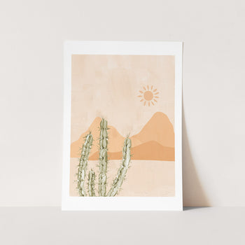 Good morning Cactus Art Print