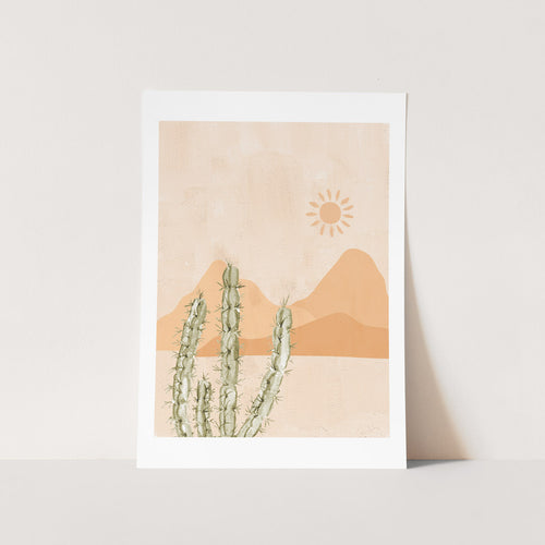 Good morning Cactus Art Print