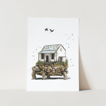 Heart Is Where Your Home Is by Mareli Art Print