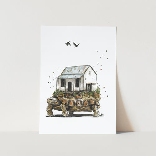 Heart Is Where Your Home Is by Mareli Art Print