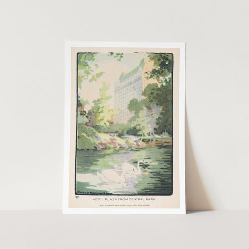 Hotel Plaza from Central Park Art Print