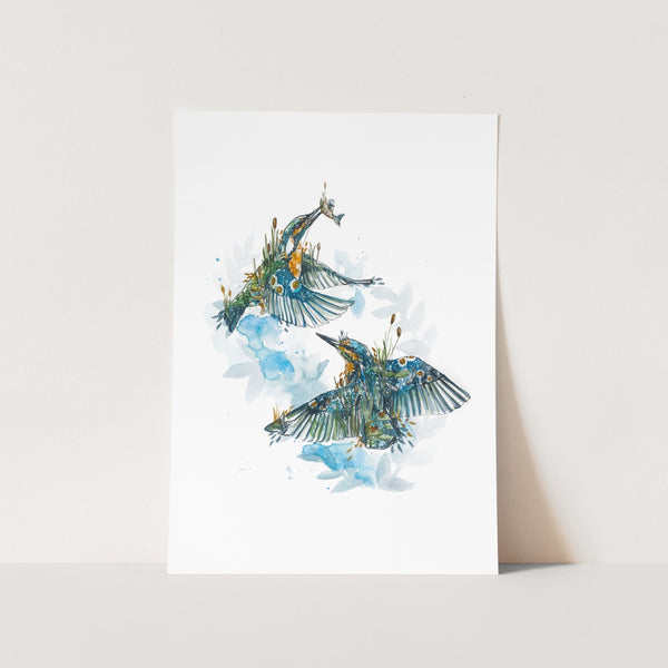 Kingfishers by Mareli Art Print