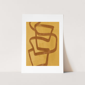 Lines in the sand Art Print