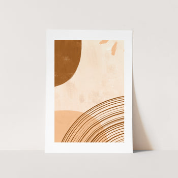 Minimal boho Lines Art Print