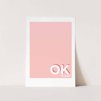 Monday Motivation Art Print