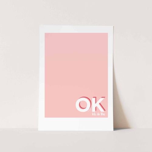 Monday Motivation Art Print