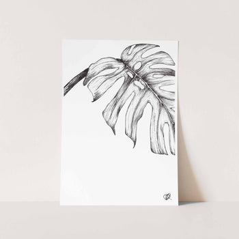 Monstera Leaf 2 Art Print