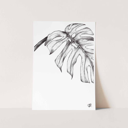 Monstera Leaf 2 Art Print