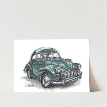 Morris Minor Art Print