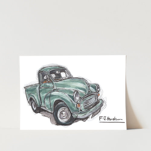 Morris Pick Up Car Art Print
