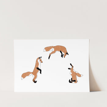 Oh Fox Art Print