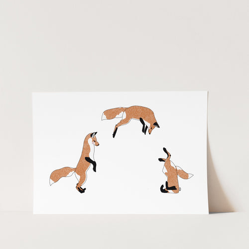Oh Fox Art Print