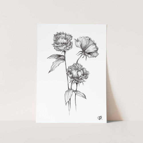 Peonies by Jenna Art Print