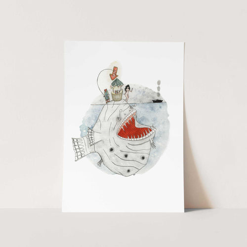 Perilous Vacations-Tiki-Bar Art Print