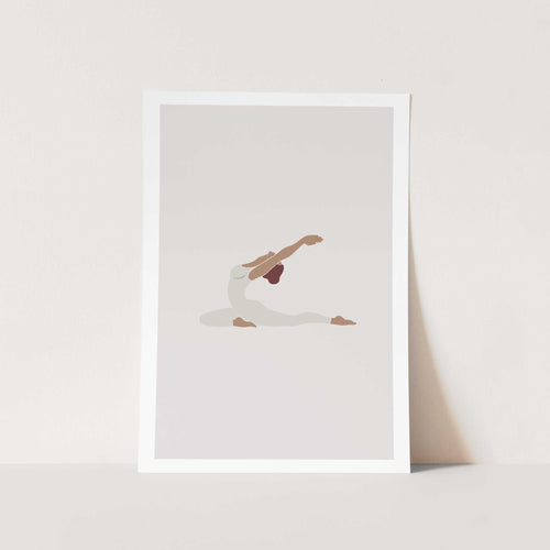 Pigeon Pose Art Print