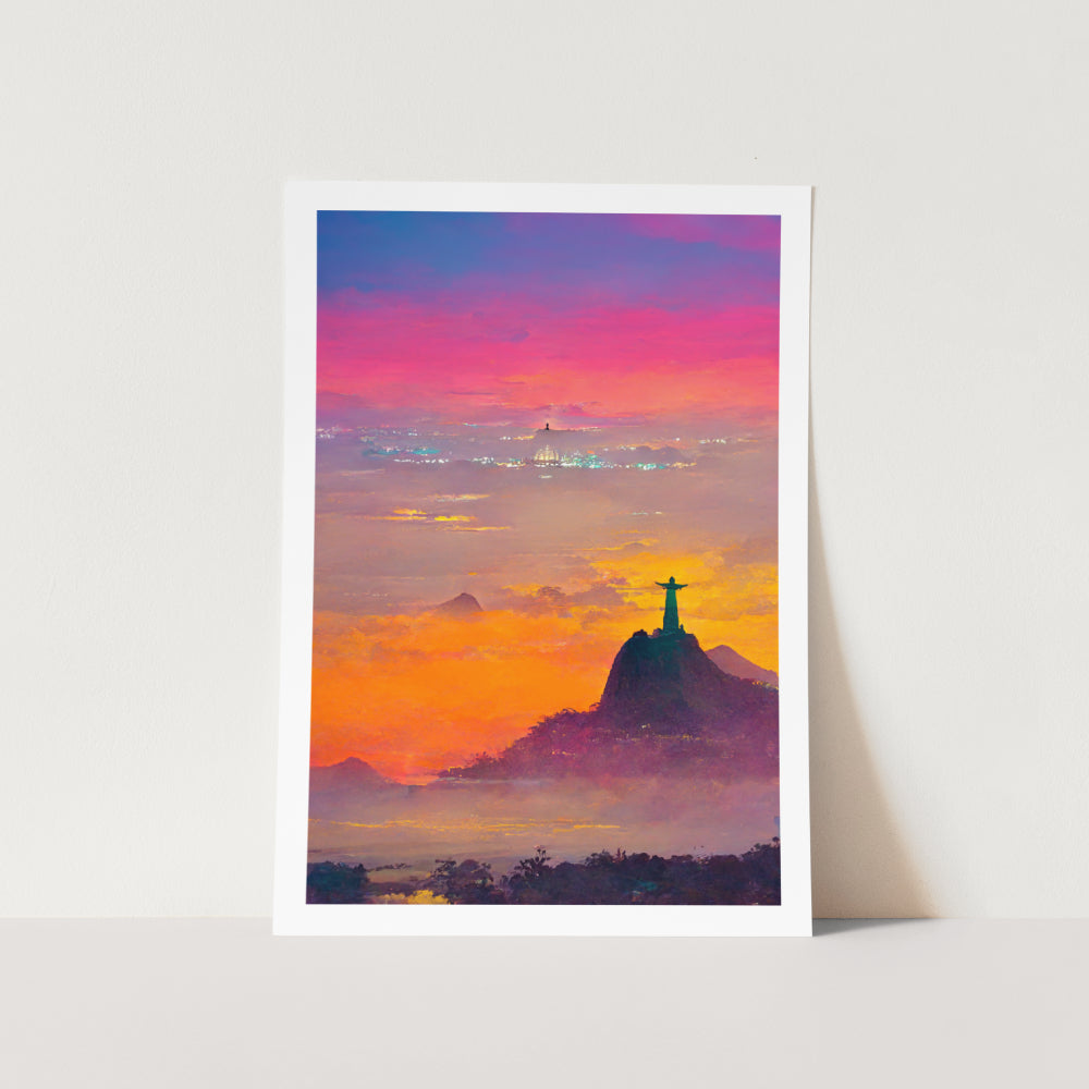 Rio de Janeiro Colourful Art Print