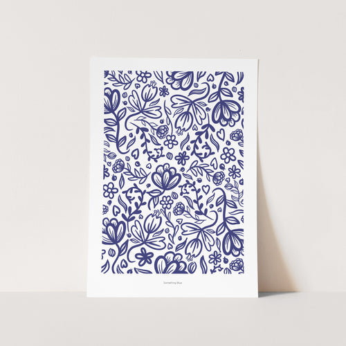 Something Blue Art Print