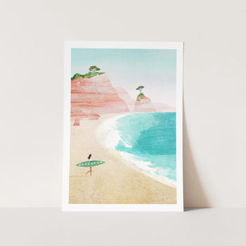 Surf Girl III by Henry Art Print