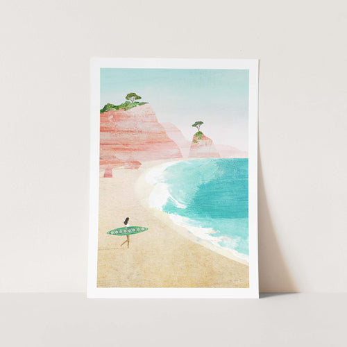 Surf Girl III by Henry Art Print