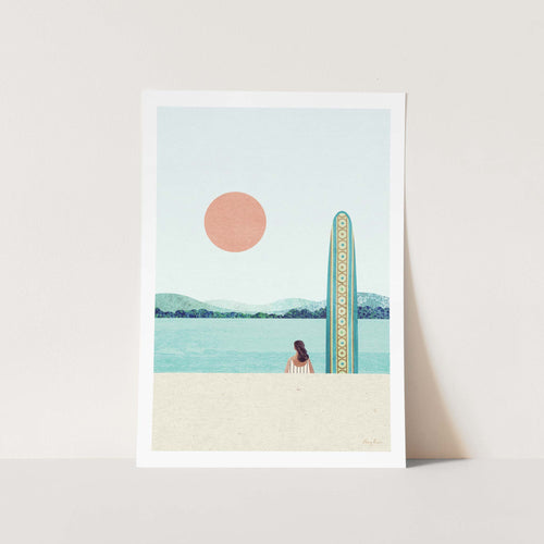 Surf Girl IV by Henry Art Print