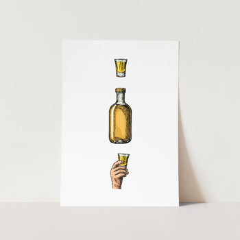 Tequila Illustration Art Print