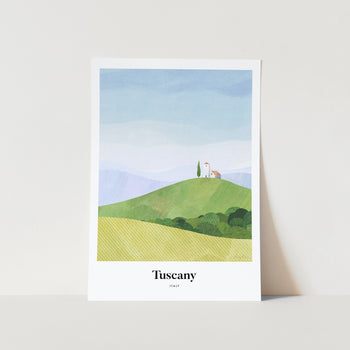 Tuscany Travel Art Print
