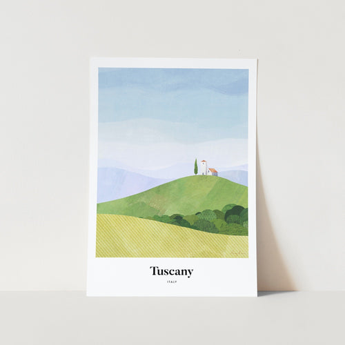 Tuscany Travel Art Print