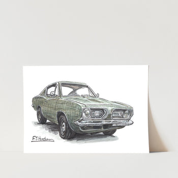 Valiant Barracuda Car Art Print